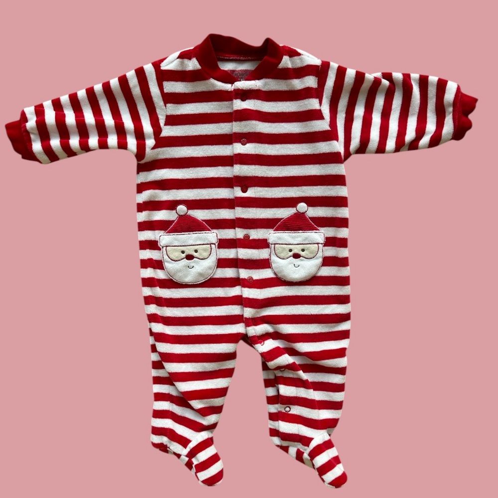 Carter's Christmas Santa Footie Pajamas